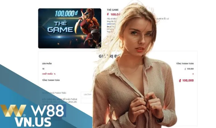 Cách tham gia chương trình mua thẻ game W88 chiết khấu 0% Cách tham gia chương trình mua thẻ game W88 chiết khấu 0%