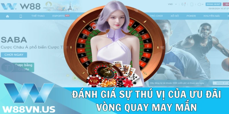 Vòng Quay May Mắn Rinh Quà Cực Chất Từ Nhà Cái W88 1 Sức hấp dẫn của khuyến mãi vòng quay may mắn