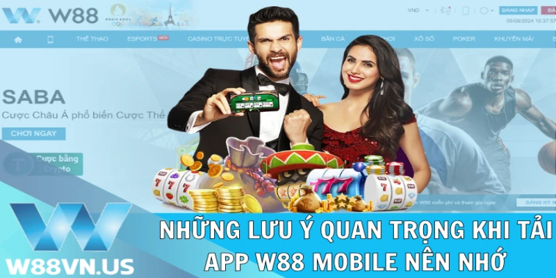 Chi Tiết Quy Trình Tải App W88 Siêu Nhanh Siêu Thuận Tiện 2 Những lưu ý quan trọng khi tải app W88 mobile nên nhớ