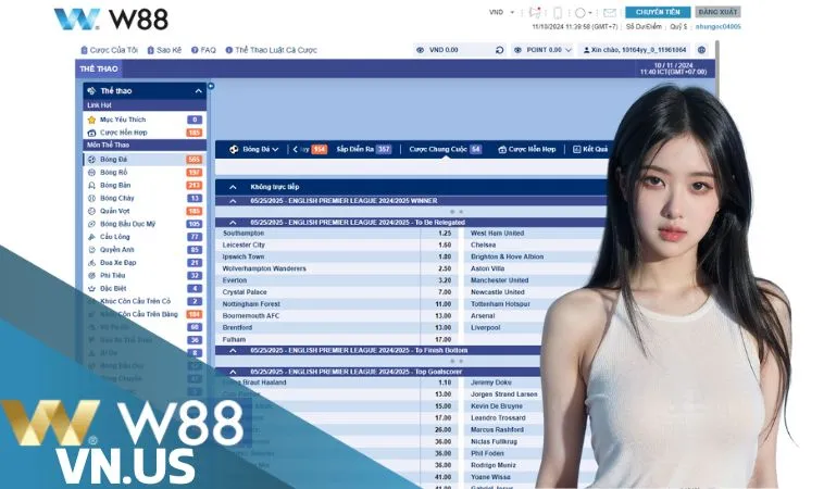 Soi kèo W88: chính xác, dễ thắng đậm Soi kèo W88: chính xác, dễ thắng đậm